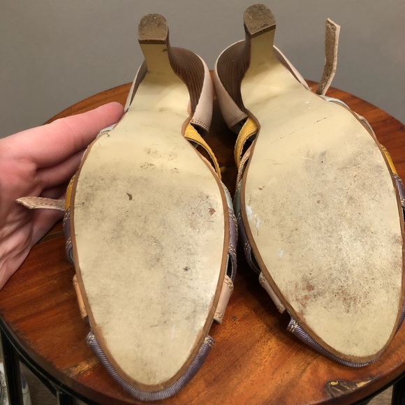 Miss Albright Size 8 retro strappy heels - Picture 14 of 16